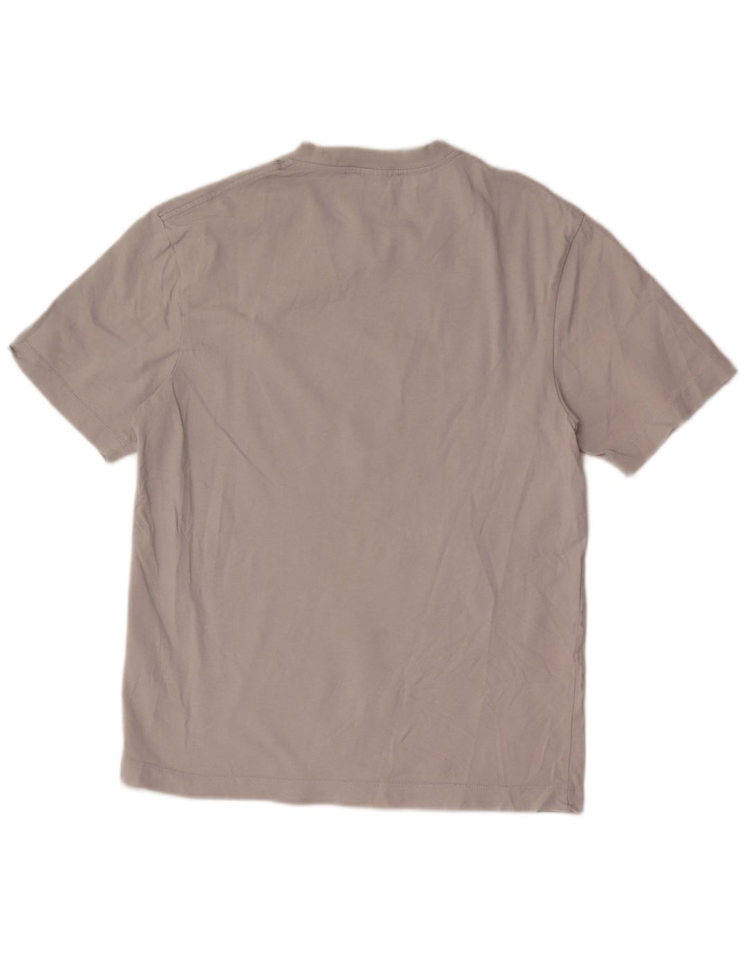 T-shirt męski Zara Top, średnioszary, bawełniany