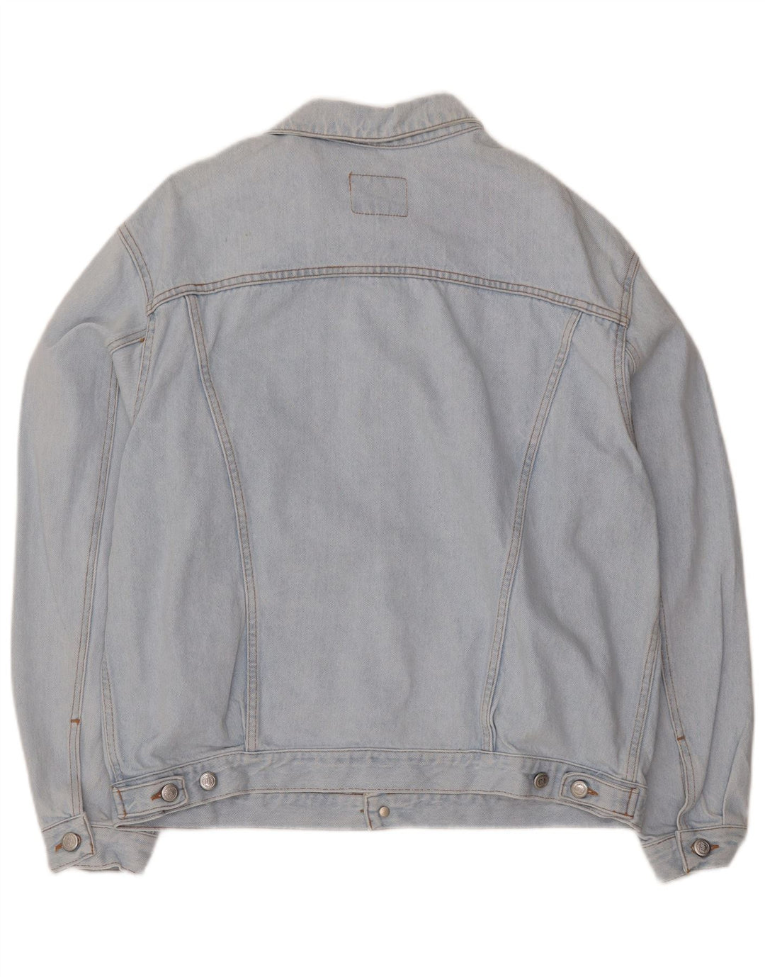 RIFLE Mens Denim Jacket UK 40 Large Blue Cotton