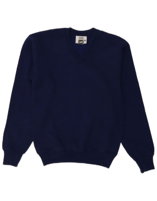 Lee Mens Sweatshirt Jumper Small Navy Blue Cotton