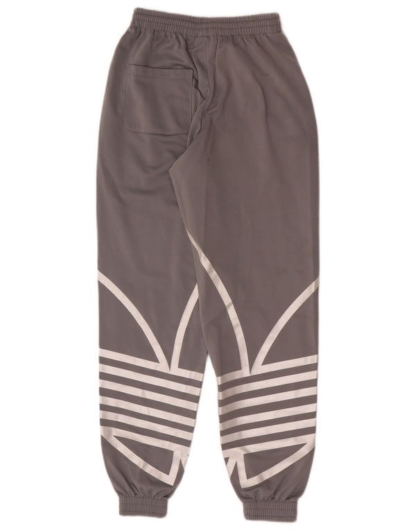Damskie spodnie dresowe Adidas Graphic Joggers UK 4 XS Szare sportowe
