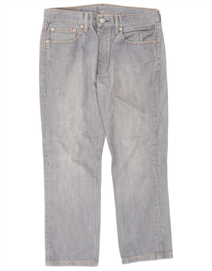 Męskie jeansy Levi's 511 Tapered W32 L30 Szara bawełna