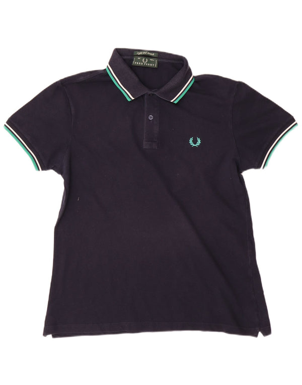 Męska koszulka polo Fred Perry, średnia, granatowa, bawełniana