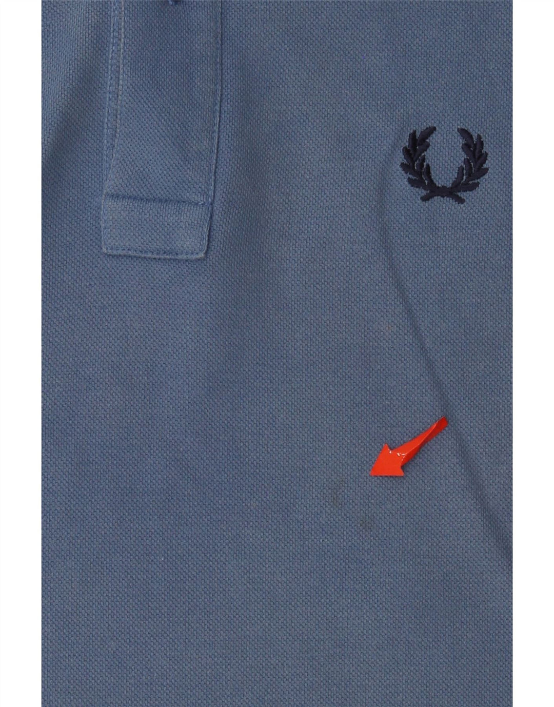 Męska koszulka polo Fred Perry, mała, niebieska, bawełniana