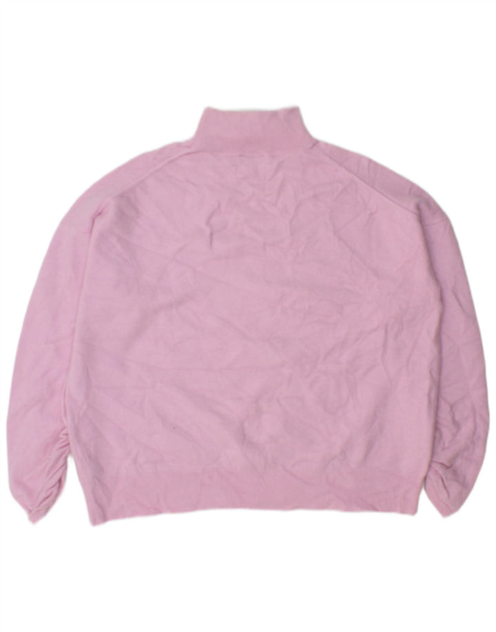 Damski sweter oversize MINT VELVET z golfem UK 10 Small Pink