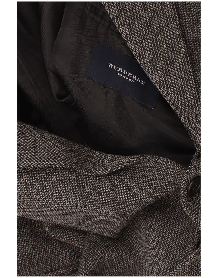 BURBERRY Męska marynarka zapinana na 2 guziki UK 42 XL, szara