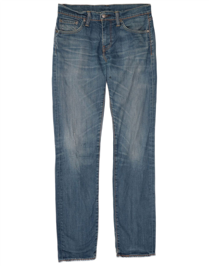 Męskie proste dżinsy LEVI'S W30 L33 niebieskie