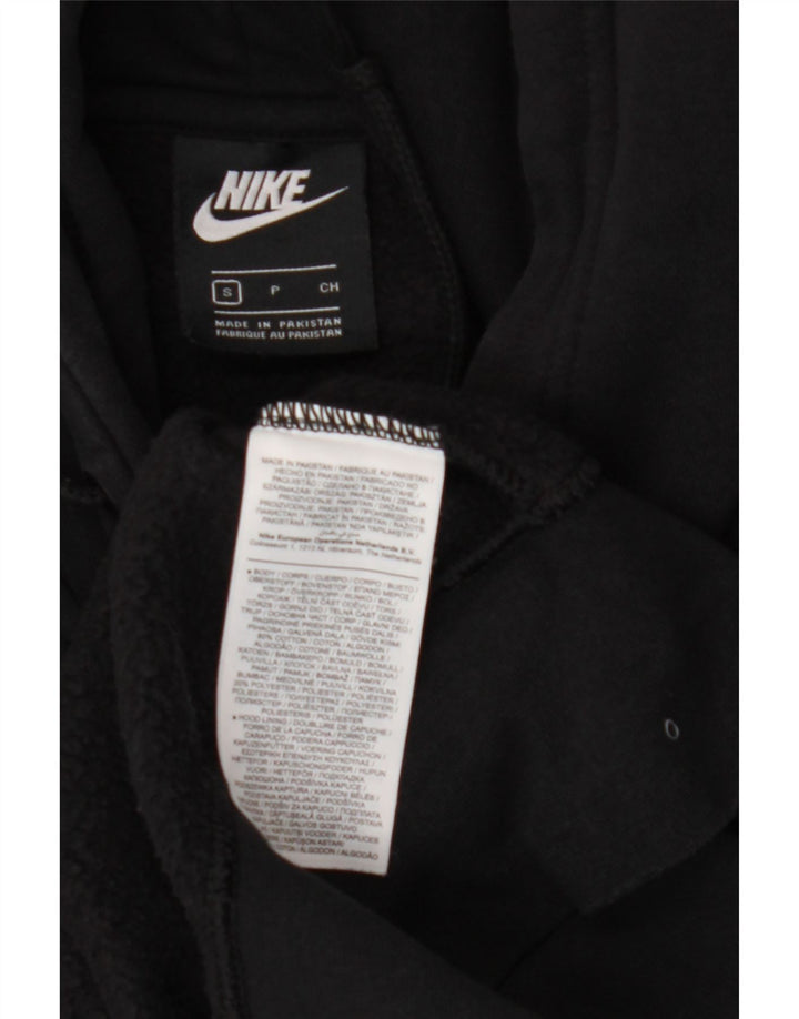 Damski sweter oversize z kapturem NIKE UK 10, mały, czarny, bawełniany