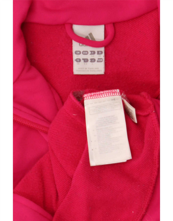 Damska bluza dresowa Adidas UK 12 Średni różowy poliester