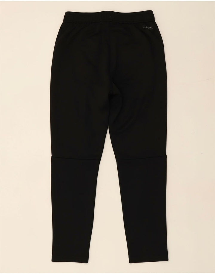 ADIDAS Womens Aeroready Tracksuit Trousers UK 12 Medium  Black Polyester