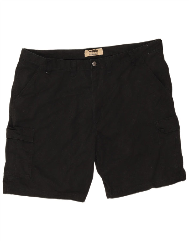 Męskie spodenki cargo Wrangler W44 2XL, czarne, bawełniane