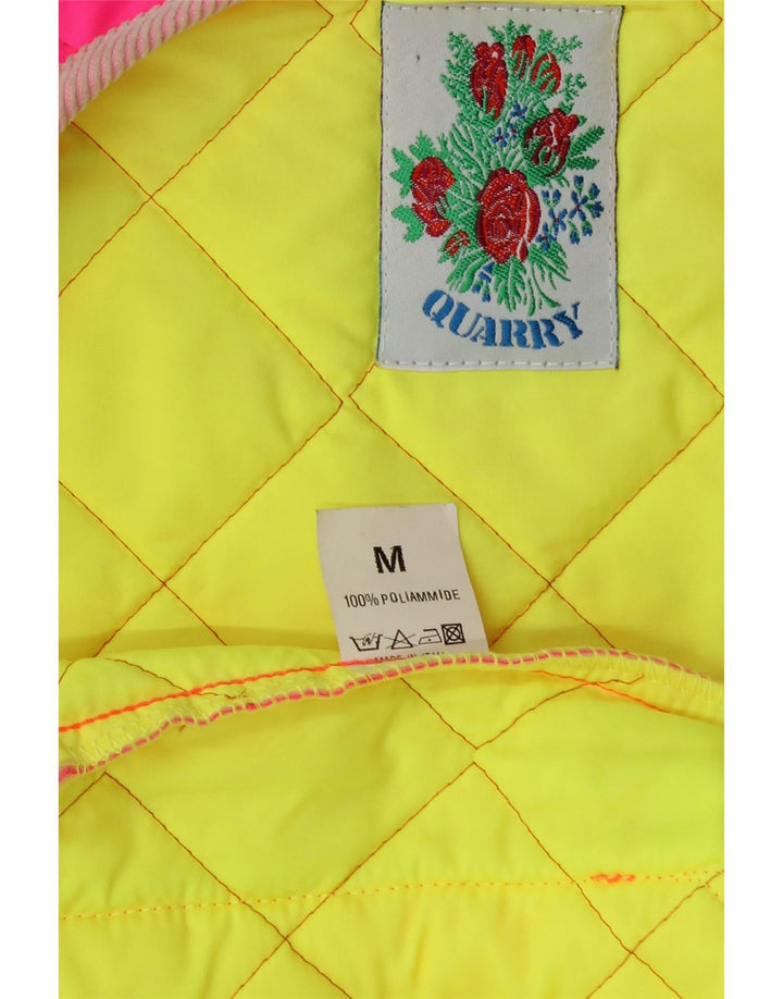 Damska pikowana kamizelka QUARRY UK 14 Średnioróżowy poliamid