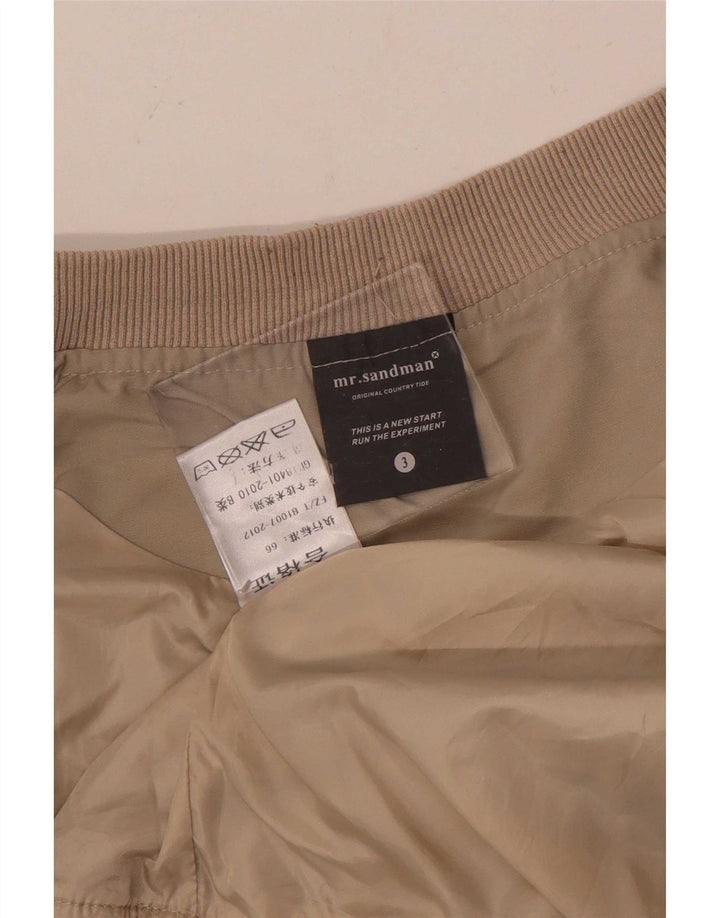 Vintage męska kurtka bomber UK 42 XL beżowa