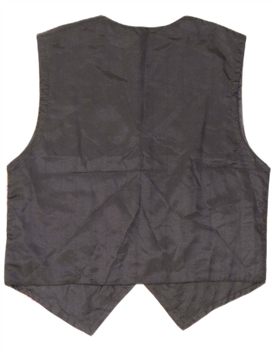 BROADWAY Męska kamizelka z grafiką, duża, żółta wiskoza z blokami kolorów