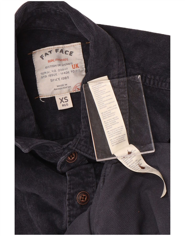 Koszula sztruksowa FAT FACE XS, bawełniana, granatowa