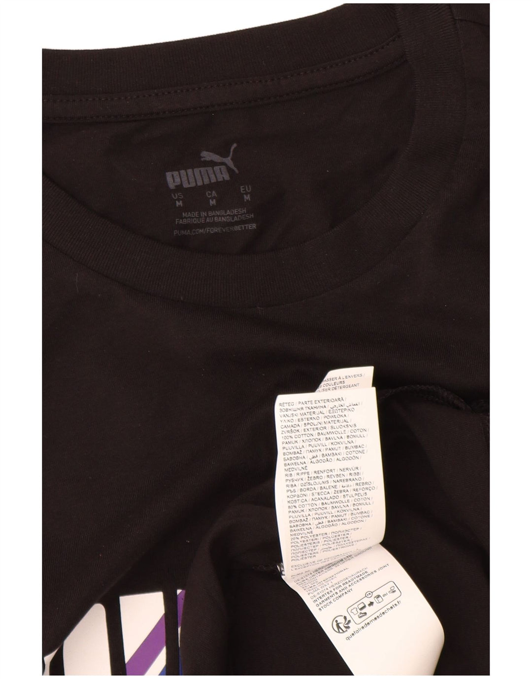Męska kamizelka z grafiką Puma, średnia czarna bawełna