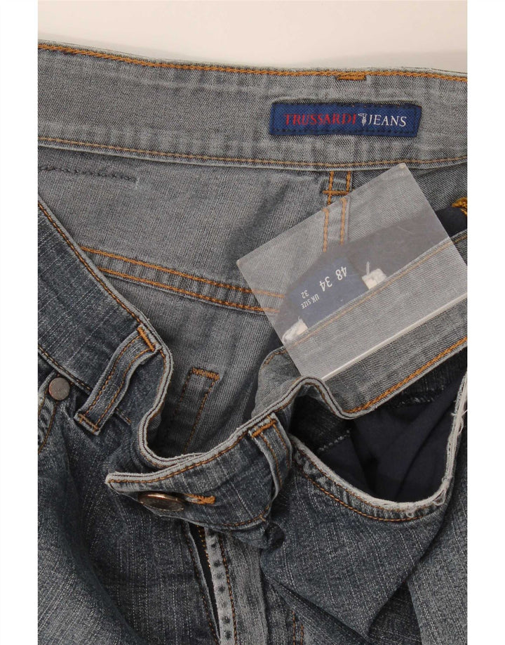 Trussardi Womens Straight Jeans W32 L32 Blue