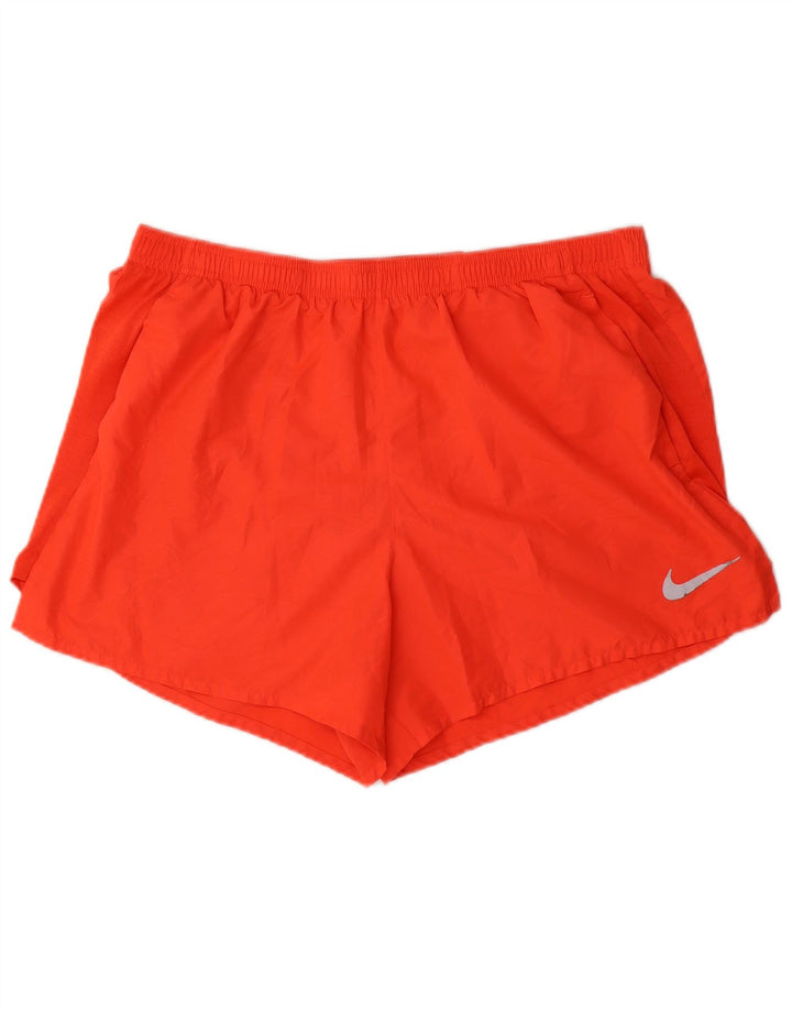 Damskie spodenki sportowe Nike Dri Fit UK 20 2XL Pomarańczowy poliester