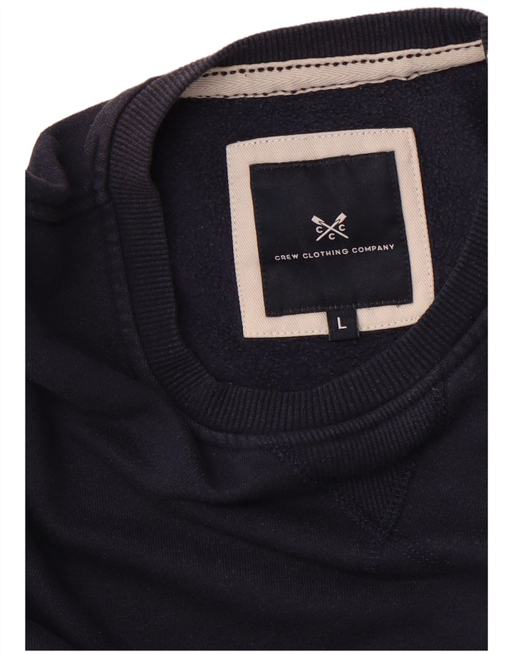 CREW CLOTHING Bluza męska, duża, granatowa