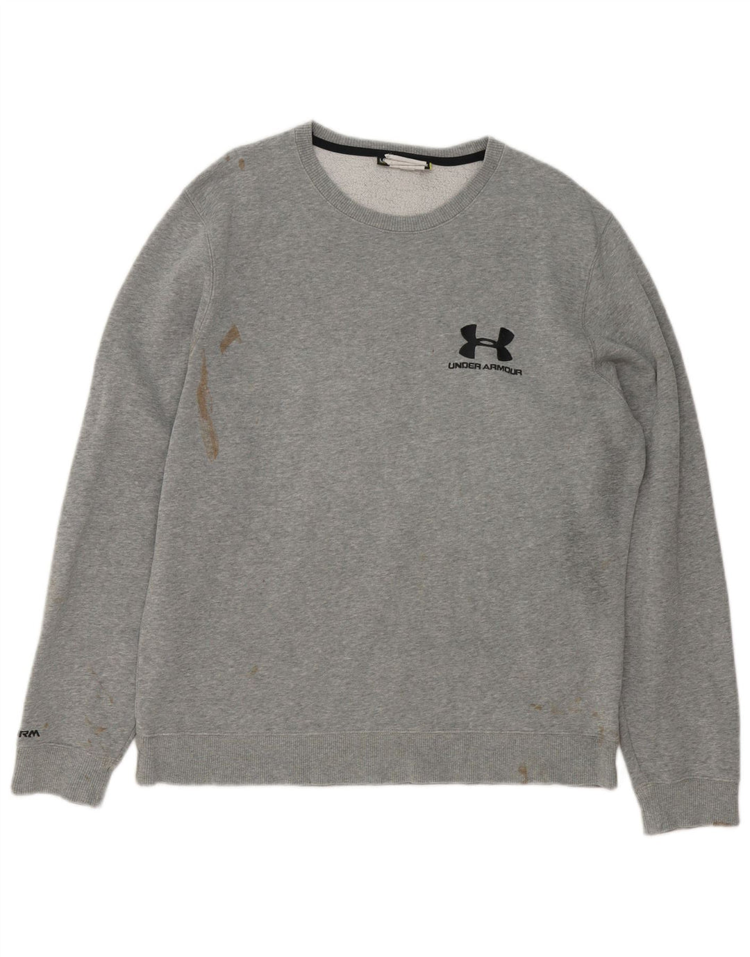 Męska bluza z grafiką Under Armour, duża, szara, nakrapiana