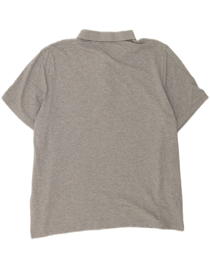 Męska koszulka polo Puma 2XL Szara, bawełniana w plamki