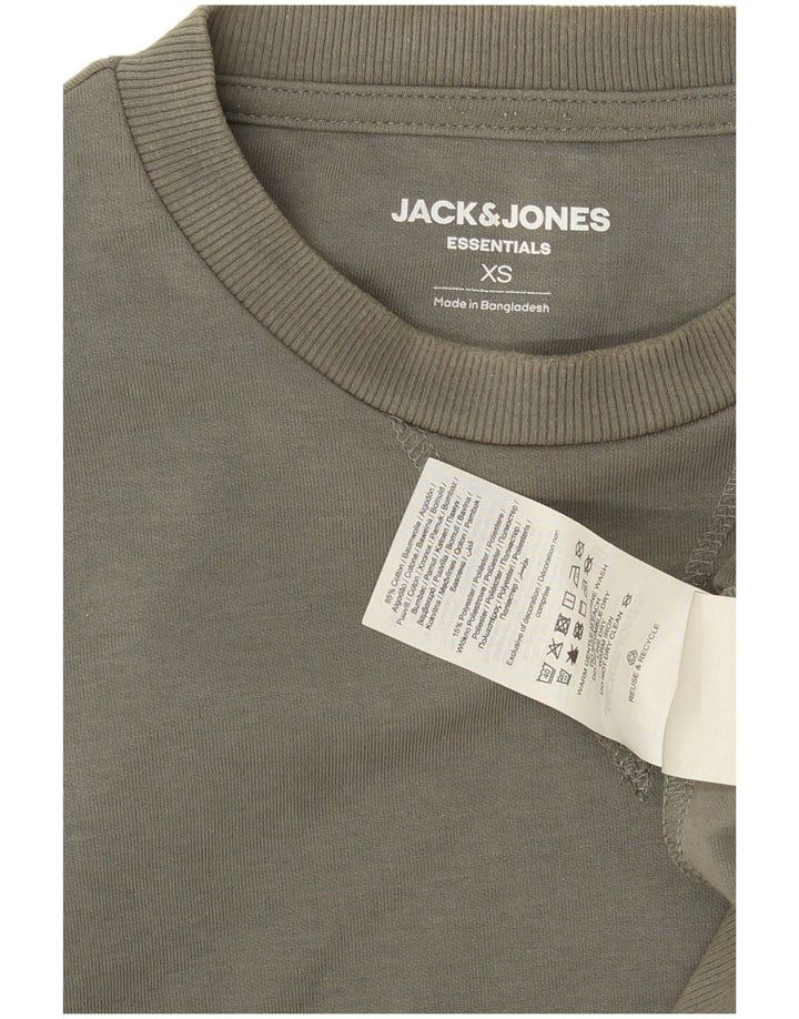 Męska bluza Jack & Jones, sweter XS, bawełna khaki