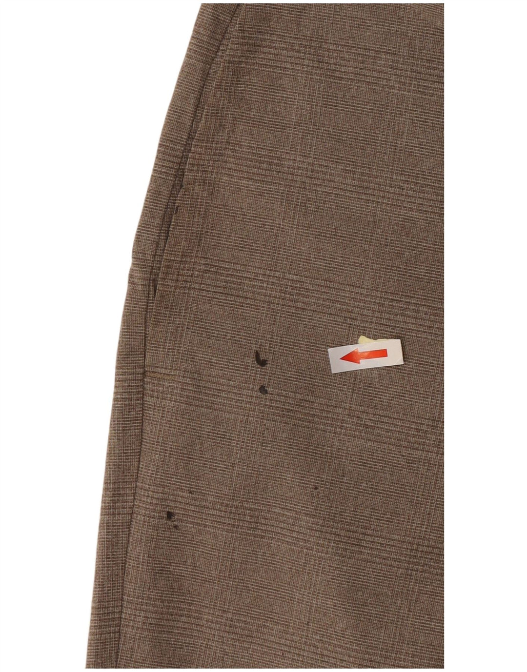 Męskie spodenki Chino Travis Mathew W36, duży, beżowy poliester w kratkę