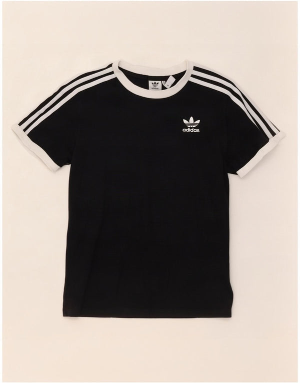 Damska koszulka Adidas Top UK 8 Small Black Cotton