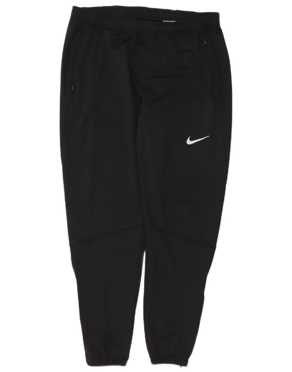 Męskie spodnie dresowe Nike Dri Fit, średnie czarne