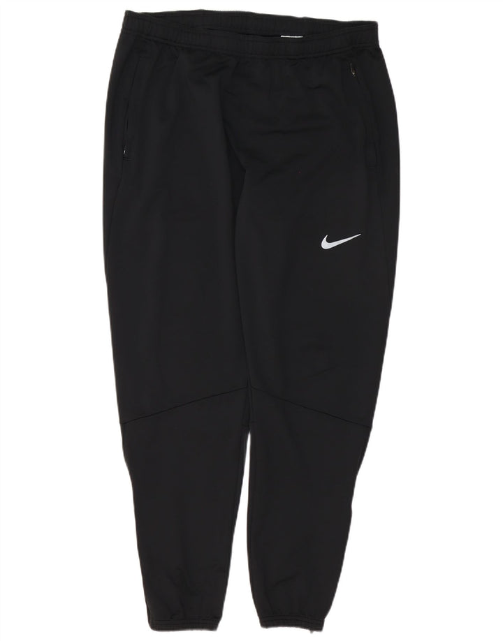 Męskie spodnie dresowe Nike Dri Fit, średnie czarne