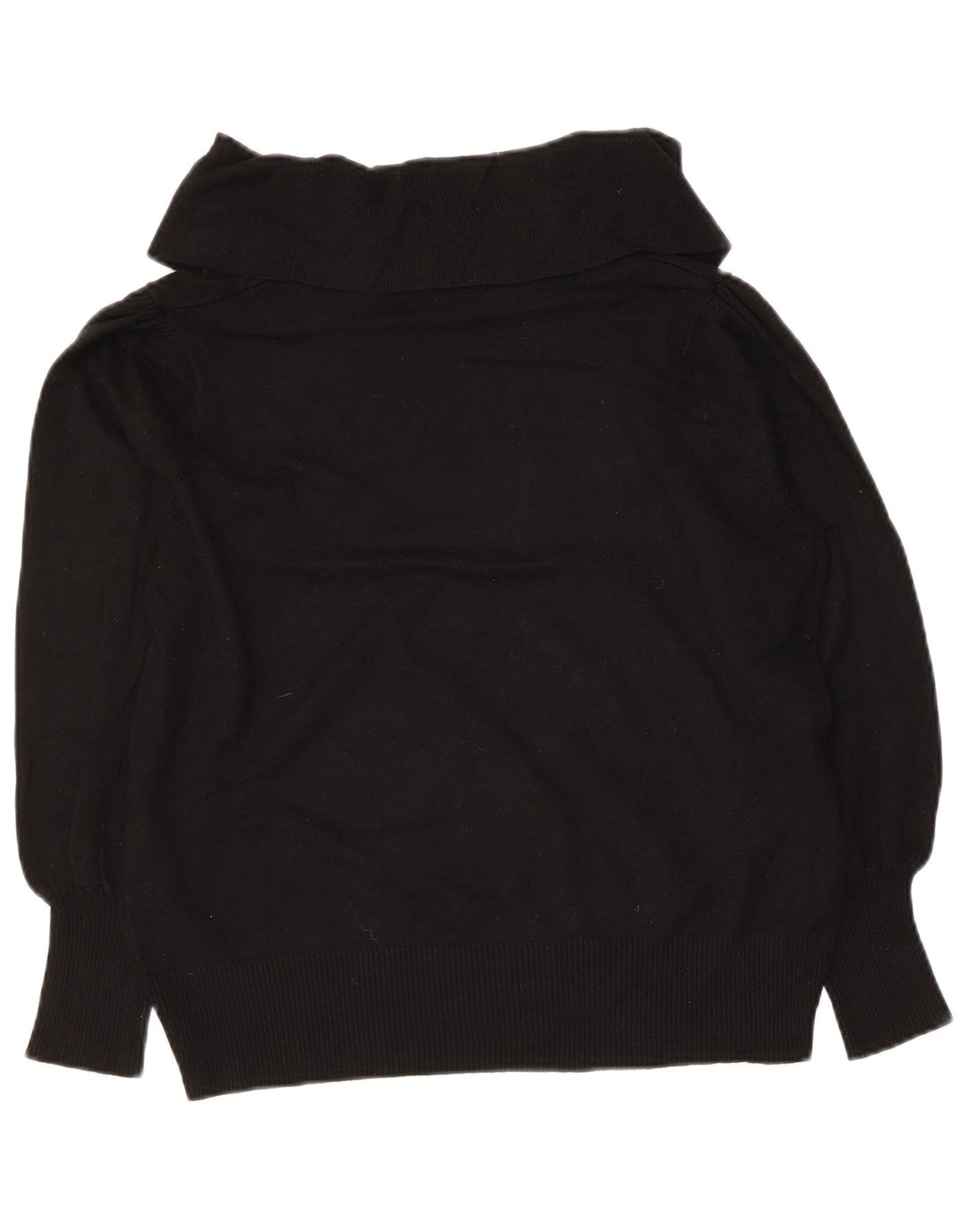MARKS & SPENCER Damski sweter z golfem UK 12 Średni czarny
