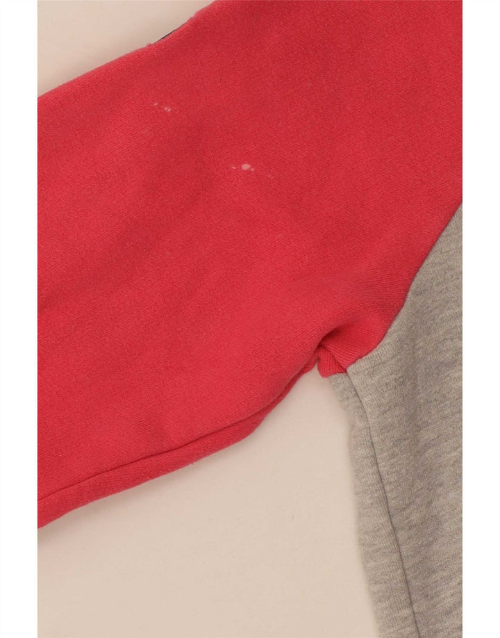 Damski sweter oversize Superdry UK 10, mały, szary, z blokami kolorów