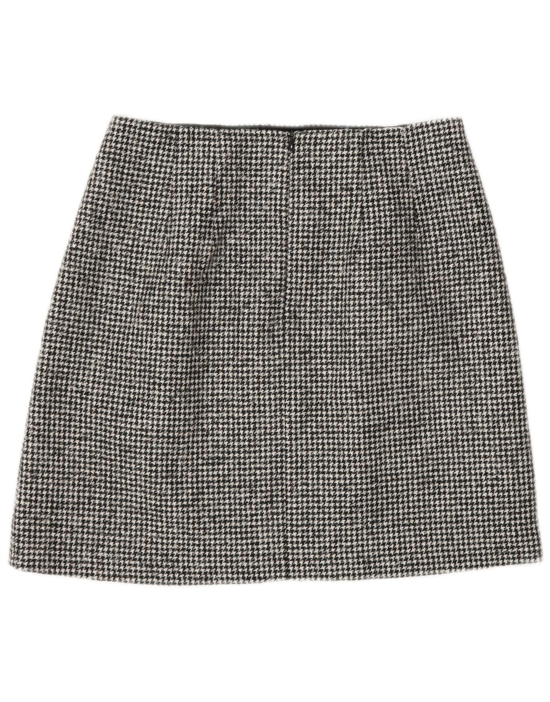 Spódnica mini damska Massimo Dutti mała W26 czarna pepitka wełniana