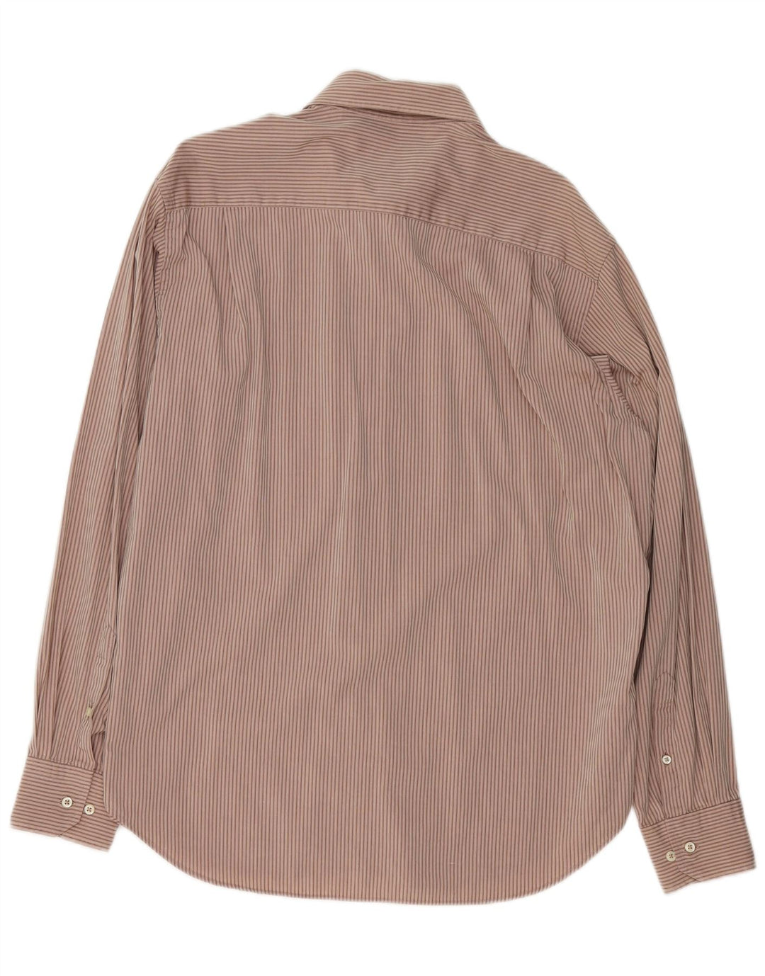 Koszula męska TRUSSARDI rozmiar 42 16 1/2, duża, bawełniana w brązowe prążki