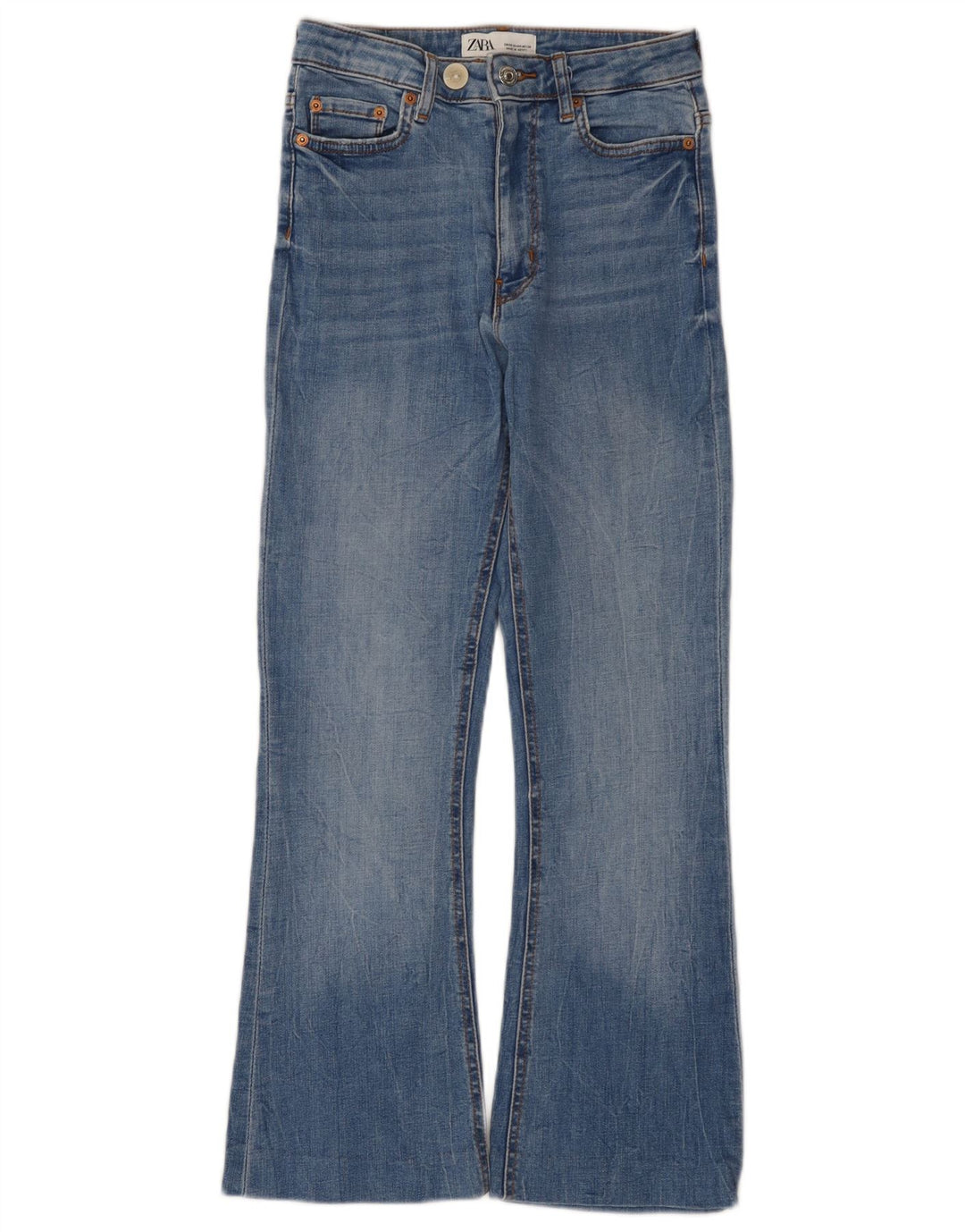 Damskie jeansy Bootcut Zara EU 36 XS W26 L26 Niebieskie