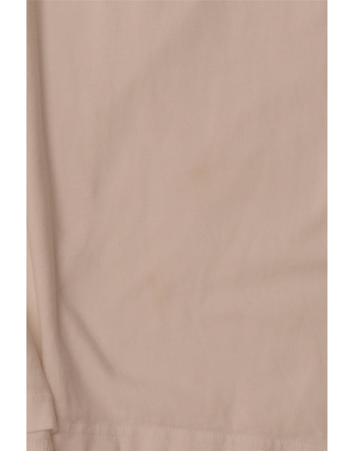 Damska sukienka T-shirt bez rękawów ADIDAS UK 16, duża, biała bawełna