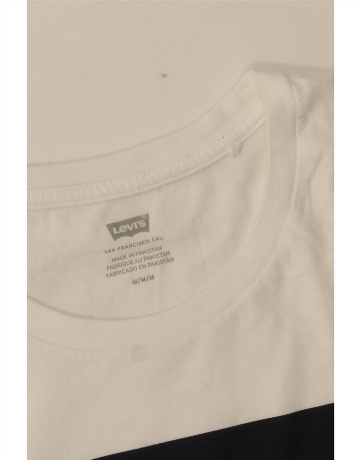 Damska koszulka z grafiką Levi's Top UK 14 Średnia biel