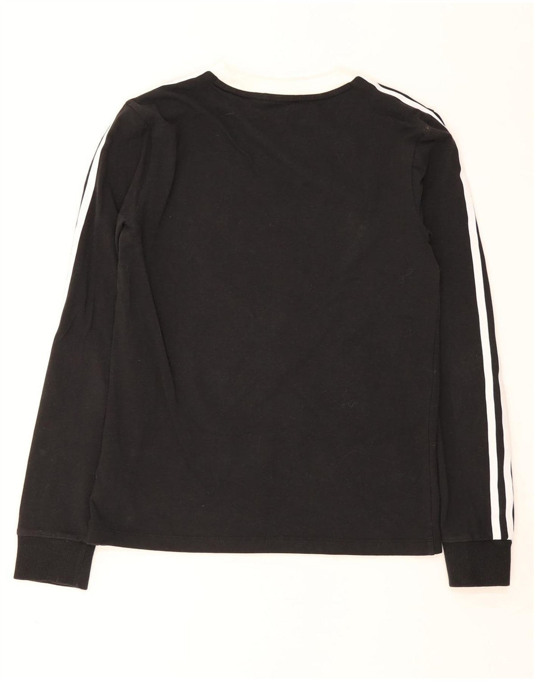Top damski Adidas z długim rękawem UK 8, mały, czarny, bawełniany