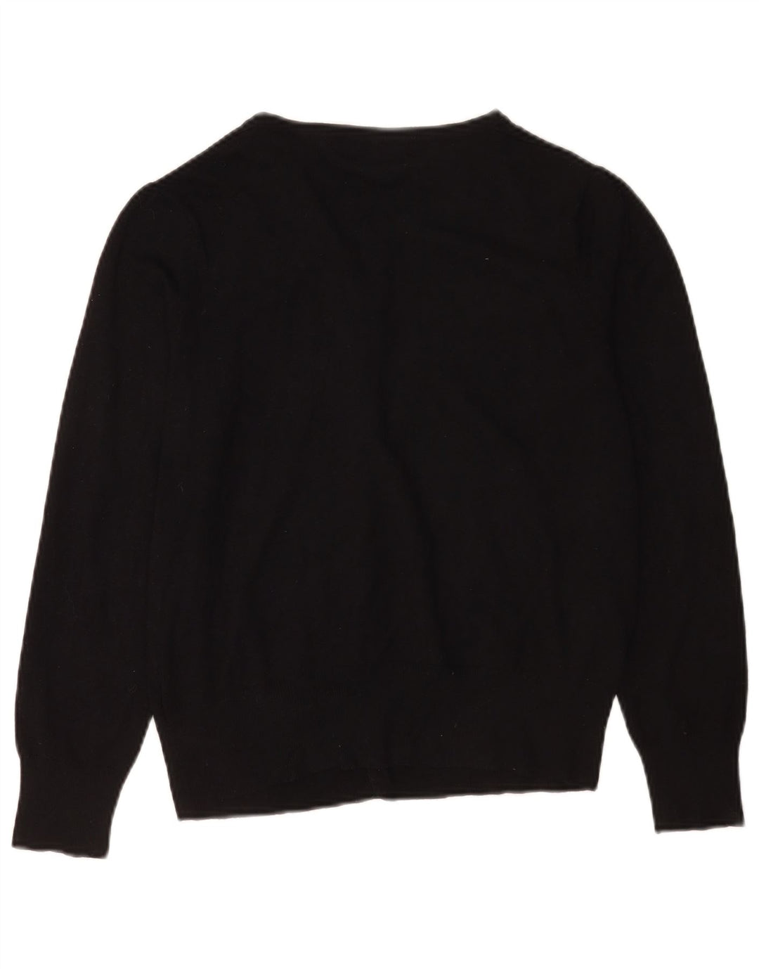 MARKS & SPENCER Damski sweter kardigan UK 14 Średni czarny wiskoza