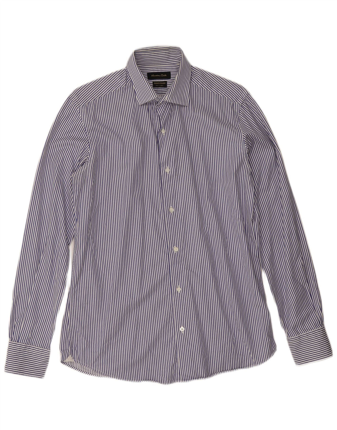 Koszula męska Massimo Dutti rozmiar 15 1/2 39 Średnioniebieskie prążki