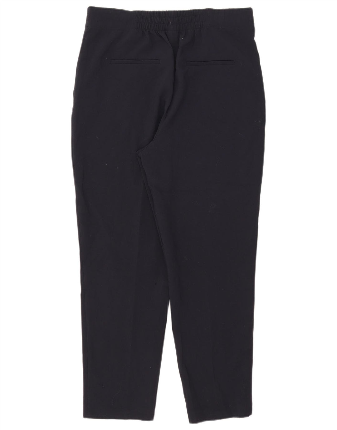 Damskie zwężane spodnie chino Zara, średnie W28 L26, granatowe, poliestrowe