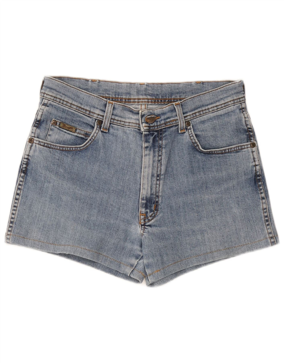 Męskie spodenki jeansowe Wrangler Texas Stretch W32, duże, niebieskie, bawełniane