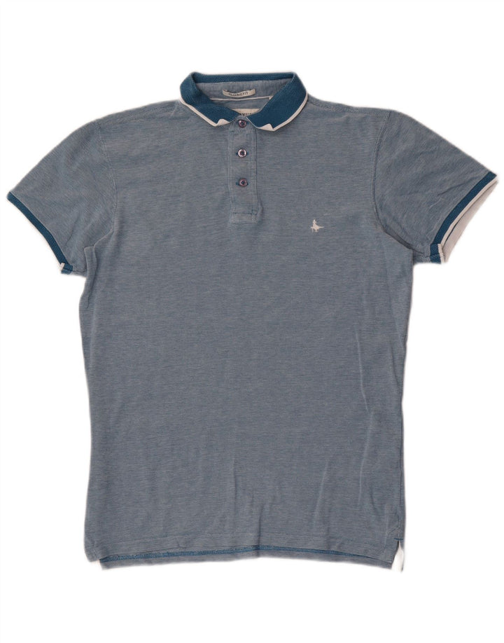 Męska koszulka polo Jack Wills, mała, bawełniana w niebieskie paski