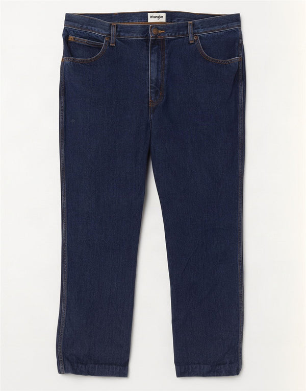 Męskie jeansy Wrangler Texas Straight W38 L27 Granatowe, bawełniane