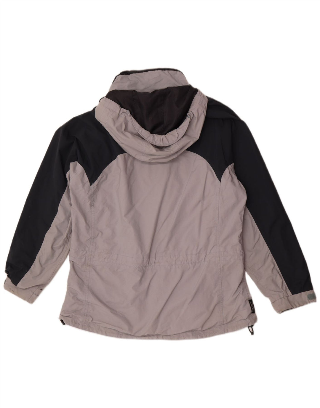 Damska kurtka przeciwdeszczowa z kapturem, oversize Sprayway UK 18 XL, szary, blok kolorów