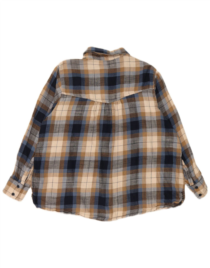 Marks & Spencer Damska koszula flanelowa UK 18 XL, wielokolorowa, bawełniana w kratę