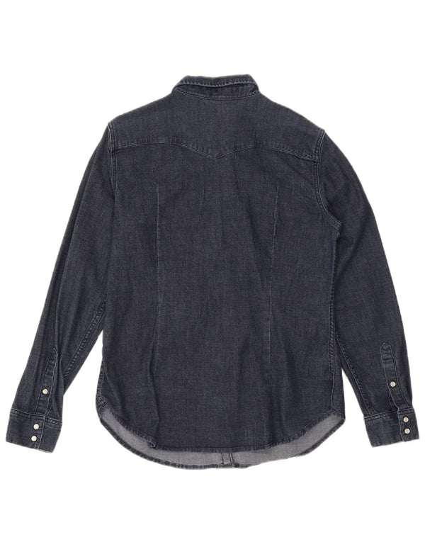 Damska koszula dżinsowa Levi's Tailored Fit UK 16, duża, granatowa, bawełniana