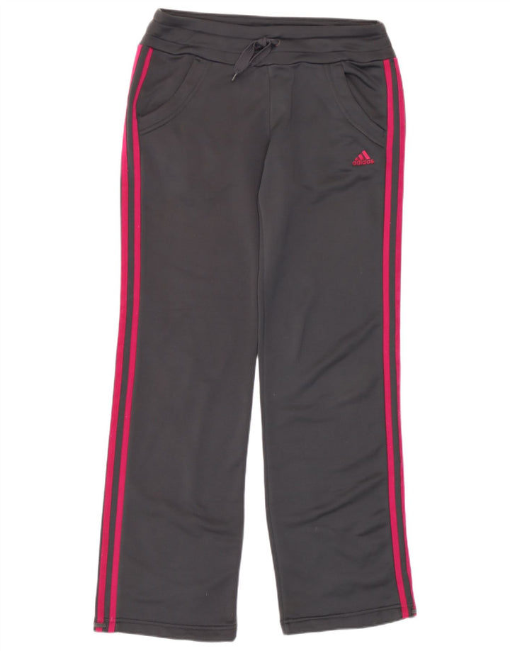 Damskie spodnie dresowe Adidas UK 10, małe, szare, poliestrowe