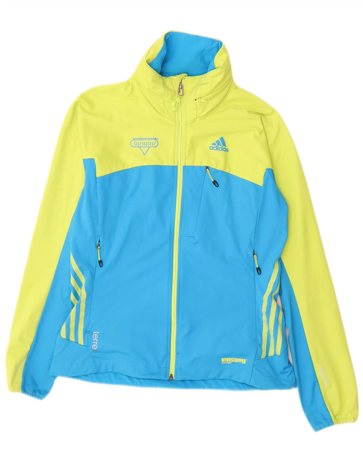 Kurtka damska Adidas Terrex Tracksuit Top UK 10 Small Green Colourblock