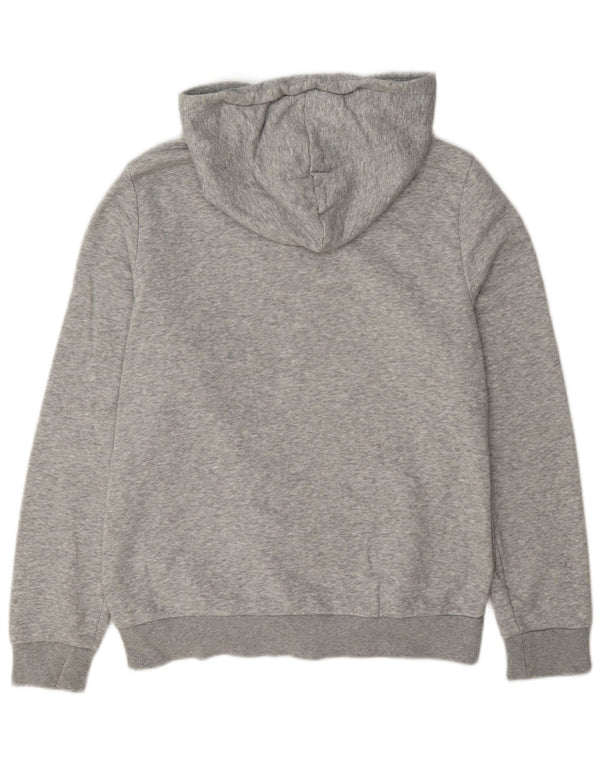 Damska bluza z kapturem Adidas Graphic UK 12/14 Średnia szara, nakrapiana bawełna
