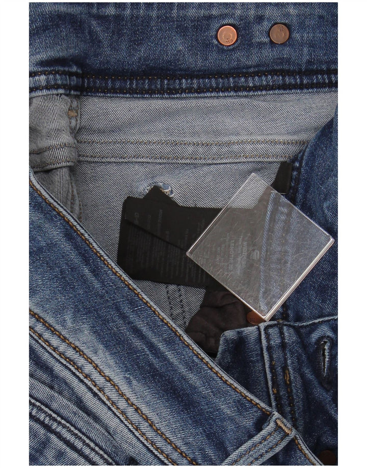 Damskie jeansy slim G-STAR W29 L29 Niebieskie bawełniane